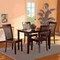 Baxton Studio Erion Modern and Contemporary Dark Brown Finished Wood 5-Piece Dining Set 184-11426-8026-Zoro - alternate 7
